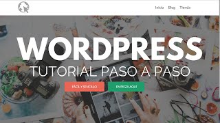 Como Crear una Pagina de WordPress 2019  Para Principiantes [upl. by Suhsoj306]