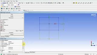 EXTRUDE CUT IN ANSYS WORKBENCH [upl. by Una]