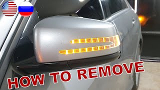 How to Remove Mirror Cover on Mercedes W212 W204 W176 S204 A207 X156 C218 [upl. by Kcirdled]