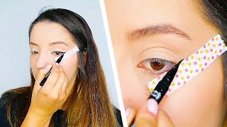 8 Easy Eyeliner Tutorials For Beginners [upl. by Nerrej]