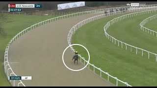 Unbelievable horse race at Newcastle 😮 [upl. by Olinad352]