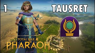 Tausret Part 1  Campaign Gameplay  Total War Pharaoh [upl. by Enaxor]