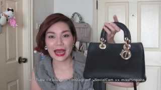 แกะกล่องDior Diorissimo Mini Handbag [upl. by Atnuahsal]