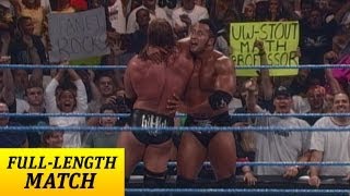 FULLLENGTH MATCH SmackDown  Triple H vs The Rock  WWE Championship [upl. by Baggett431]