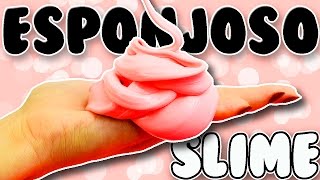 Tutorial Haz SLIME ESPONJOSO facil  Sin BORAX [upl. by Aninaig]