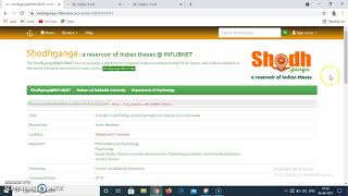 How to collect reviews in Shodhganga [upl. by Claribel]