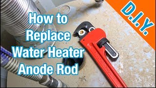 How To Replace Water Heater Anode Step By Step [upl. by Airamahs]