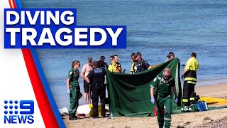 Scuba diver dies in tragic drowning accident  9 News Australia [upl. by Virginia]