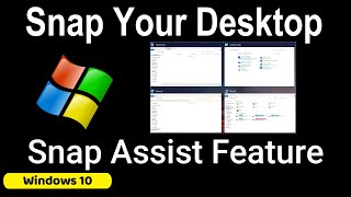 How to use Snap Assist in Windows 10  Windows 10 Feature [upl. by Avah]