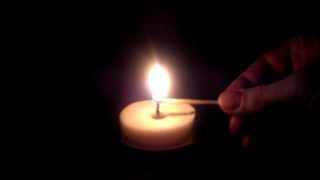 Beautiful candle burning HiDef  one minute  SILENCE  HD [upl. by Cheyne]