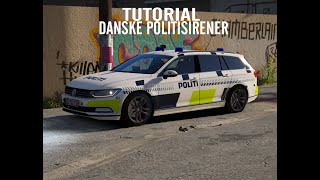 Dansk Hvordan man installere Danske Politi Sirener til FiveM [upl. by Nisa83]