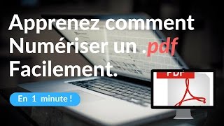 Comment numériser en PDF [upl. by Debarath]