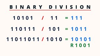 How to Divide Binary Numbers  PingPoint [upl. by Clausen]