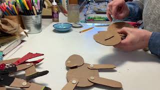 How to Make Cardboard Puppets [upl. by Barnabas]