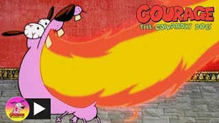 Courage The Cowardly Dog  Fire Breathing  Cartoon Network [upl. by Lilhak]