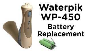 Waterpik WP450 Water Flosser Battery Replacement Guide [upl. by Nayrda817]