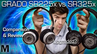 GRADO SR225X vs SR325X  Open Back Dynamic Headphone Comparison and Review [upl. by Saddler]