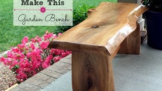 DIY Garden Bench [upl. by Stokes496]