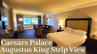 Caesars Palace Las Vegas  Augustus Strip View Room  1 King [upl. by Ave]