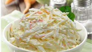 Coleslaw recipe  3 tips for worlds best slaw [upl. by Peirce29]