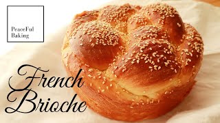 Classic French Braided Brioche With Poolish [upl. by Hairahcez]