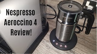 Nespresso Aeroccino 4 Milk Frother Review  Worth upgrading from the Aeroccino 3 [upl. by Bill]