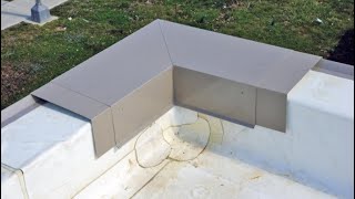 HOW TO INSTALL METAL COPING [upl. by Supmart]