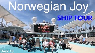 Norwegian Joy  Full Walkthrough Cruise Ship Tour  Norwegian Cruise Lines [upl. by Aleibarg938]