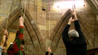 The Bell Ringers at St Marys Church Nantwich [upl. by Nevah552]