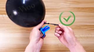 How to Use Balloon Knotter  balloon decorations idea！ [upl. by Nairadas330]