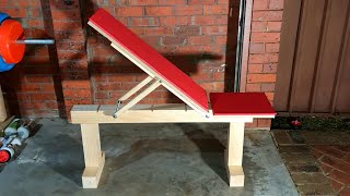 DIY adjustable incline bench [upl. by Valery]