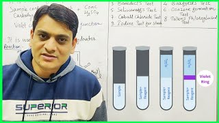 Part 1 Molisch Test with Reactions  Test for Carbohydrates [upl. by Arul13]