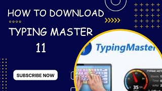 How to Download Typing Master 11 [upl. by Amliv702]