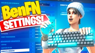 BenFN’s INSANE Keyboard amp Mouse Fortnite Settings AIMBOT [upl. by Hwang]