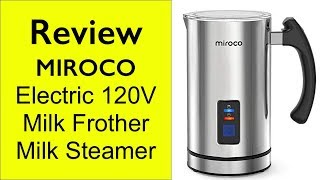 Review Miroco Milk Frother  How to make froth milk at home [upl. by Niles]