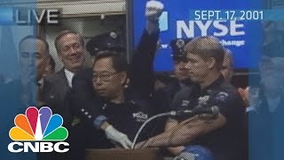 Reopening the NYSE after 911  Archives  CNBC [upl. by Tormoria]