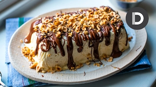 Nutella Semifreddo Recipe  Easy Homemade Ice Cream [upl. by Rania]