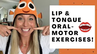 SPEECH THERAPY LIP amp TONGUE ORAL MOTOR EXERCISES Improve Coordination amp Speech Sound Productions [upl. by Enylekcaj]