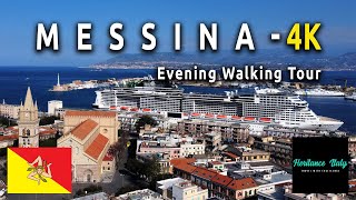 Messina  Sicily Italy  4K Virtual Walking Tour around the City  italy [upl. by David]