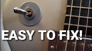 How to Fix a Guitar Switch Cutting Out [upl. by Natsyrt]