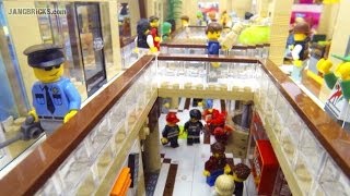 LEGO Shopping MALL 10000 pcs 17 shops 2 stories custom MOC [upl. by Josy710]