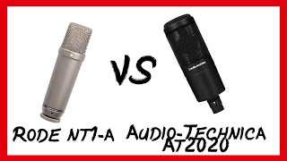 Mic Showdown Audio Technica AT2020 Vs Rode NT1A Raw amp Mixed Vocals [upl. by Fortier]