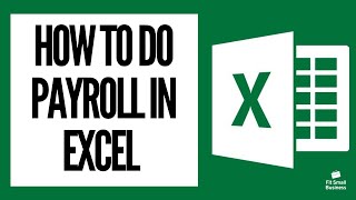 How to do Payroll in Excel [upl. by Engedi]