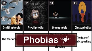 Top 100 Phobias That You Have at Least 3 of Them [upl. by Bron]