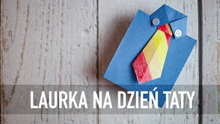 LAURKA NA DZIEŃ TATY KOSZULA Z KRAWATEM LAURKA [upl. by Etnoek264]