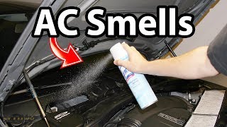 How to Remove AC Smells in Your Car Odor Life Hack [upl. by Ardnuaek]