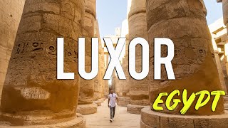 6 THINGS TO DO IN LUXOR EGYPT 🇪🇬 [upl. by Podvin]