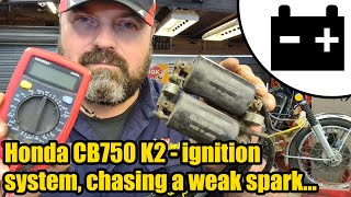 Honda CB750 K2  ignition system  a closer look Ep4 1472 [upl. by Allista127]