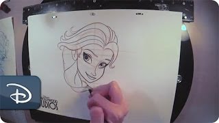 HowTo Draw Disney Characters  Walt Disney World [upl. by Aimahc]