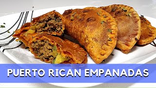 How to Make Puerto Rican Empanadas  Empanadillas [upl. by Berlin]